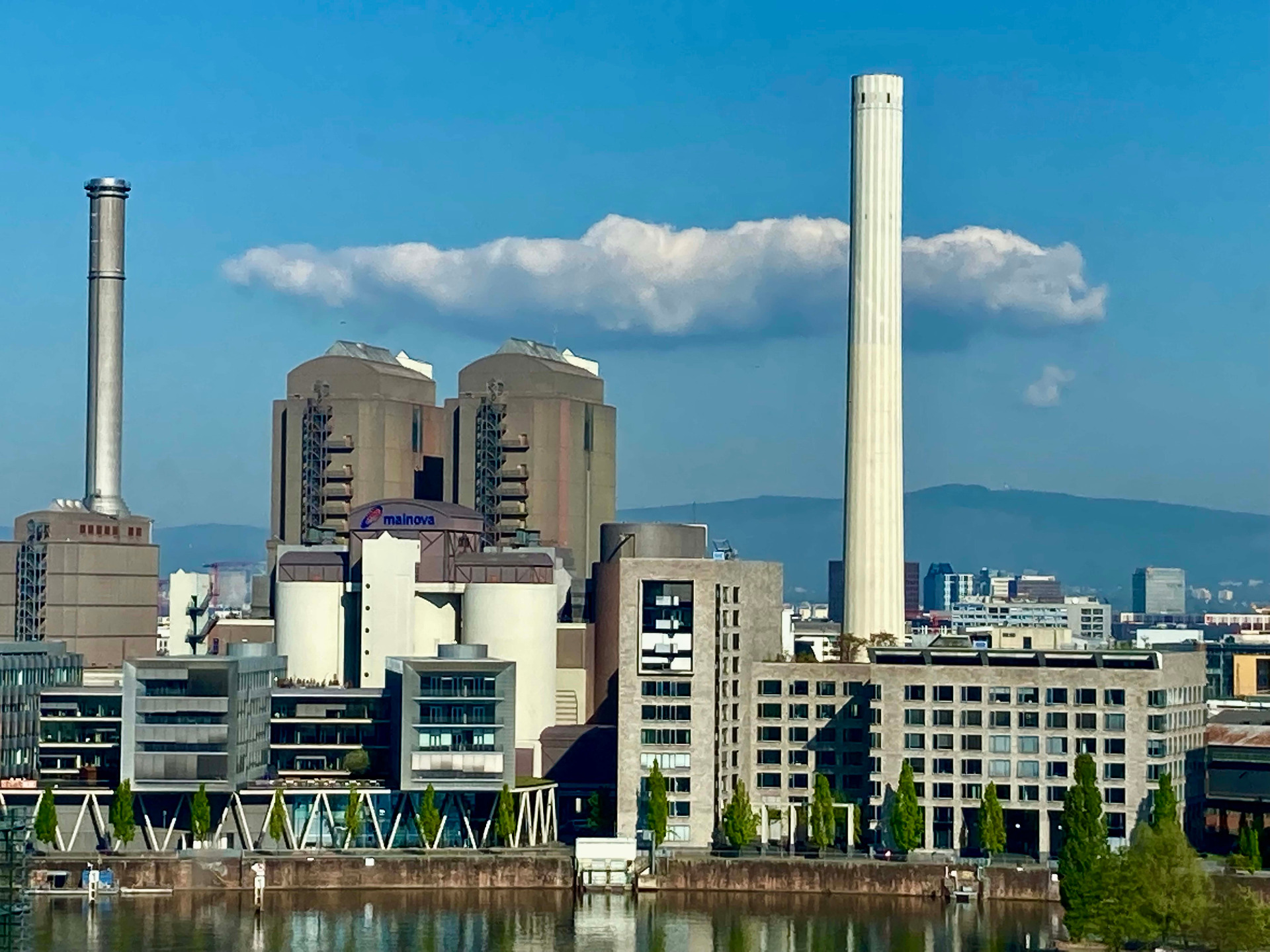 Zona industrial de Frankfurt