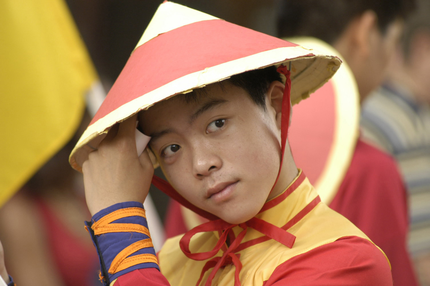 Portrait de um jovem tailândes